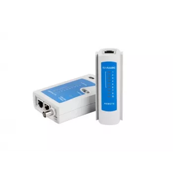 Lanberg NT-0401 võrgukaabli tester UTP/STP kaabli tester sinine, valge