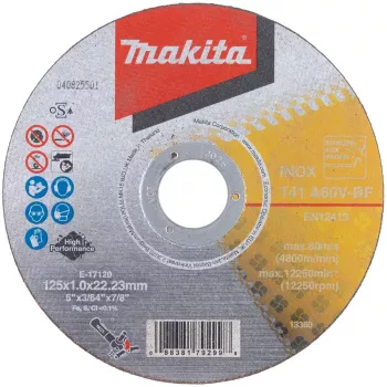 Makita E-17120-12 lõikeketas, sirge, 125 mm, 12 tk (E-17120-12)