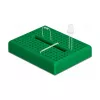 Breadboard DELOCK 18321 — jootevaba prototüüpimisplaat, plastik, 36×46×10 mm, roheline