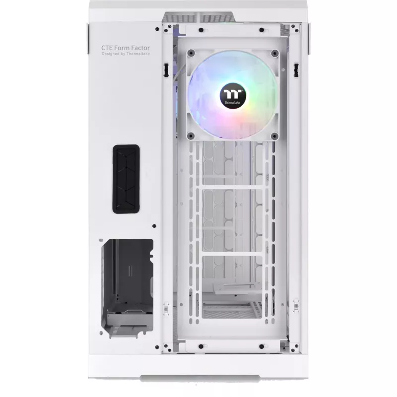 CTE C700 TG ARGB Snow, Tower-Enclosure White, Tempered Glass