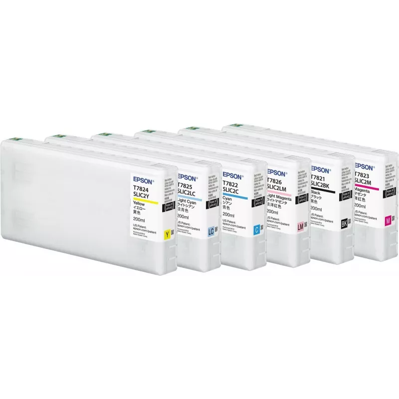 Tindikassett Epson T782 kollane 200 ml suureformaadilistele printeritele
