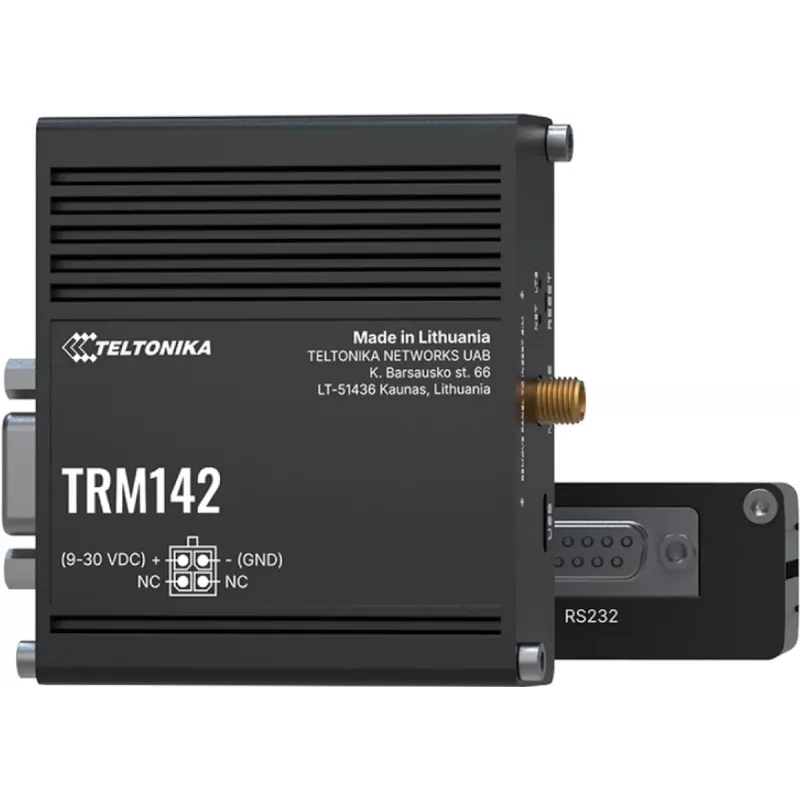 Tööstuslik 4G-modem TELTONIKA TRM142 — LTE-ühendus, kompaktne tööstusdisain