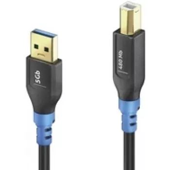 USB-kaabel PureLink FI-U200-030 3 m USB A USB B Must Sinine