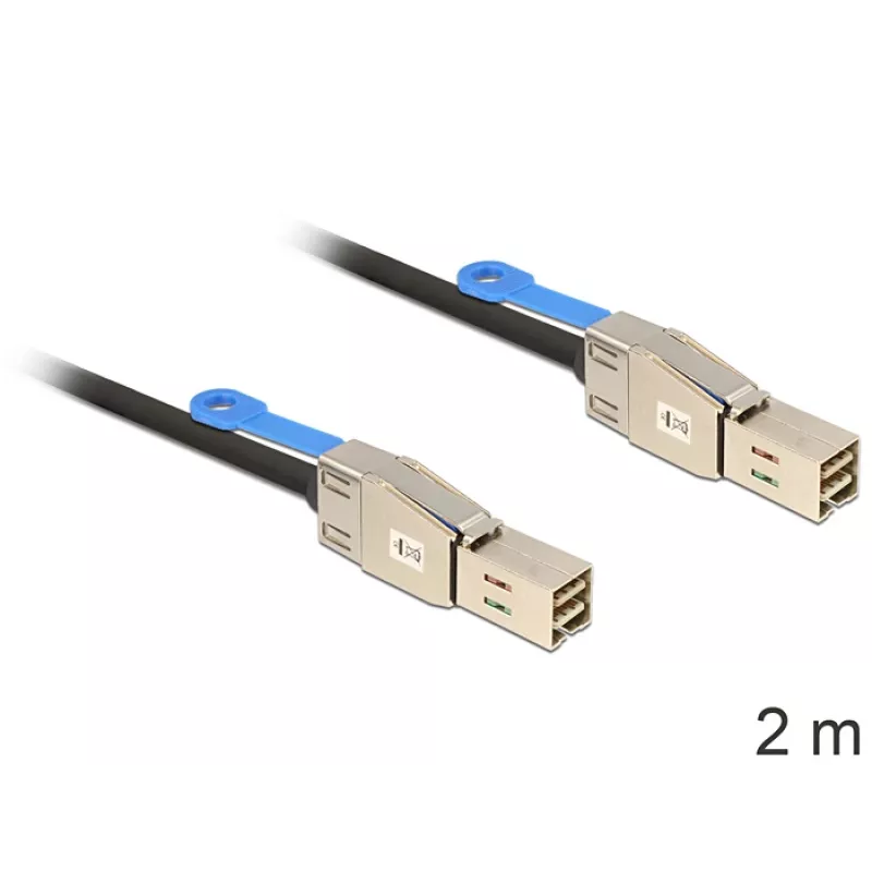 DeLOCK 83395 Serial Attached SCSI (SAS) kaabel 2 m Must