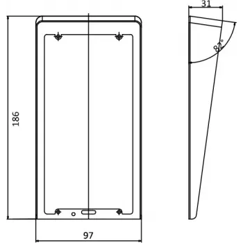Vihmakaitse Hikvision DS-KABV8113-RS