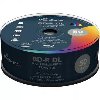 BD-R DL MediaRange MR510 50 GB 25 tk