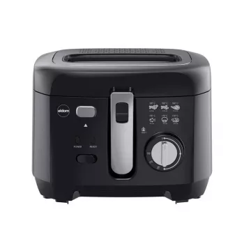 ELDOM Fryer FREET, 2,5 L, 400 g friikartuleid, temperatuuriregulaator, eemaldatav õlipaak, must