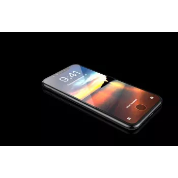 Devia Van Entire View karastatud klaasist ekraanikaitse iPhone XR 6,1 tolli jaoks — must