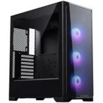 PHANTEKS Eclipse G370A arvutikorpus, Midi Tower, SSI-EEB, RGB, karastatud klaas - sh 3x 120-mm ventilaator, must