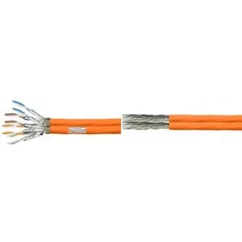 LogiLink Professional - Kaabli rull - 100 m - 7,5 mm - SFTP, PiMF - Cat.7 toorkaabel - Halogeenivaba, robustne, Duplex - oranž