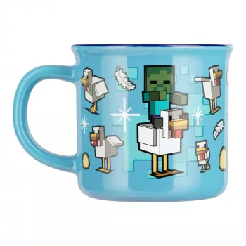 Paladone Minecraft Chicken Jockey kuuma toimel muutuv kruus