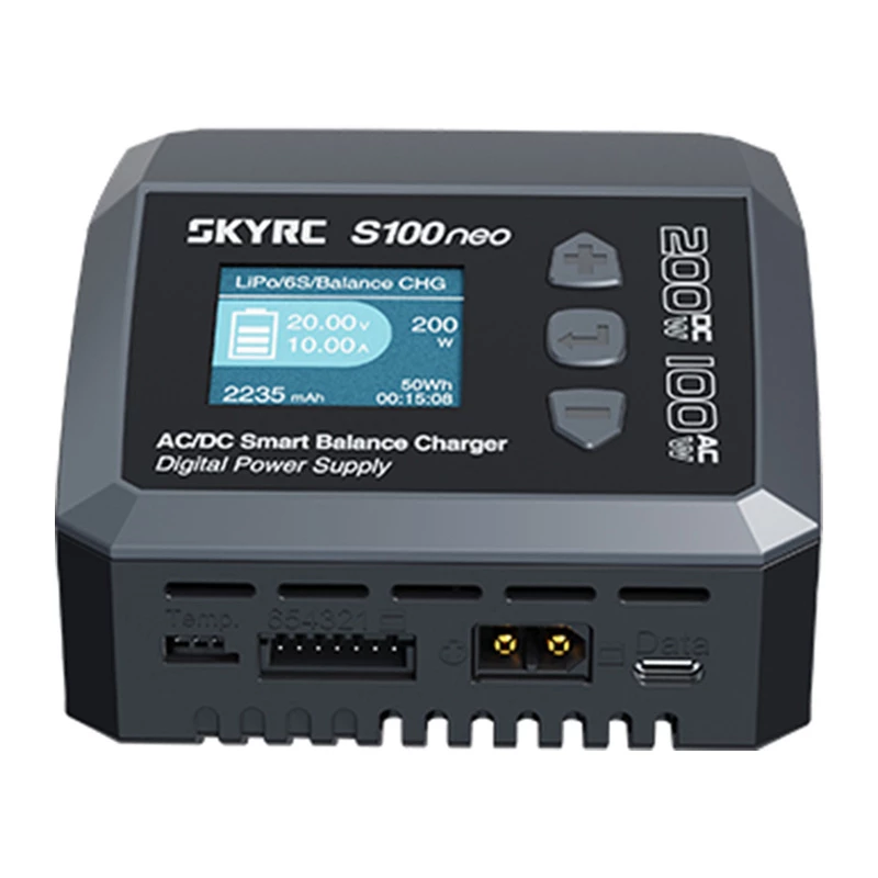 SkyRC S100neo AC/DC nutikas laadija
