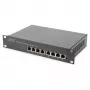 DIGITUS Gigabit Ethernet PoE Switch 8-pordine PoE+ 10-tolline riiul, kuni 80 W PoE eelarve