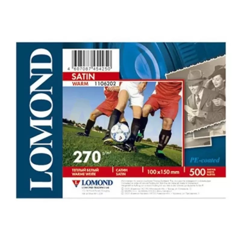 Fotopaber Lomond Premium 270 g/m² 10×15 cm 500 lehte soe toon