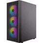 Antec AX27 Elite RGB Mid Tower ATX Case with Glass Panel (Must)