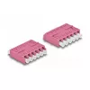 DeLOCK optiline kiudühenduspesa HD LC Hexaplex emane LC Hexaplex emasele violetne