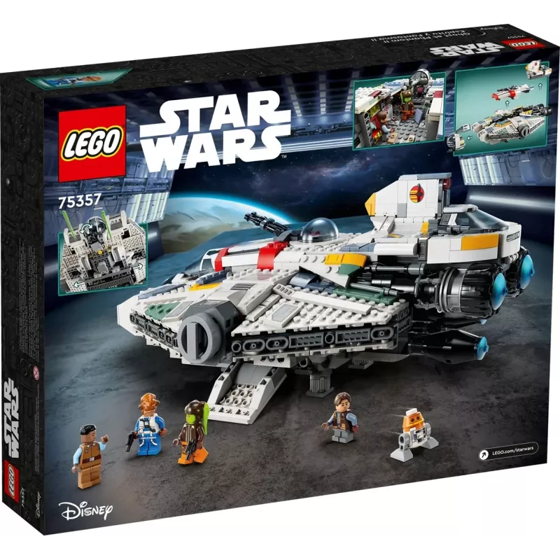 LEGO Star Wars mängukomplekt 75357 — The Ghost ja Phantom II, 1394 osa, 4 minifiguuri, vanus 10+