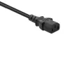Toitepikenduskaabel QOLTEC 50459 IEC C13 C14 suunas 1,5m