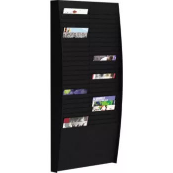 Seinale kinnitatav sortimistahvel Paperflow V 50F A4V2X25.01 A4 dokumentidele, must