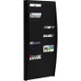 Seinale kinnitatav sortimistahvel Paperflow V 50F A4V2X25.01 A4 dokumentidele, must