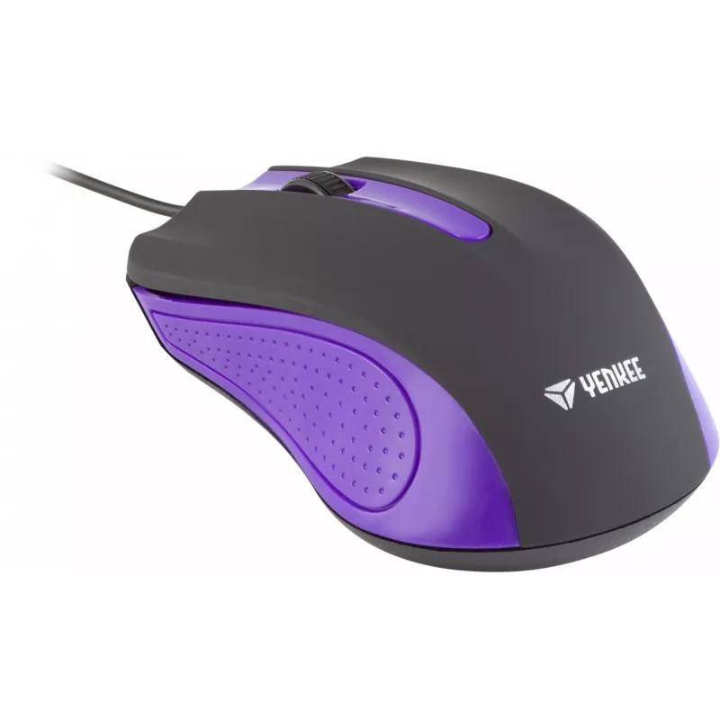 USB-juhtmega hiir, 3 nuppu, kummeeritud pind
