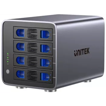 Unitek RAID Enclosure S1301AGY01-EU USB-C SATA-seadmetele, toetab kuni 80TB