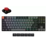 Klaviatuur Wrl K1 RGB/Must K1X-H1 Keychron