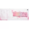 Deltaco GAM-021-RGB-P-DE - täissuuruses (100%) - USB - membraanlülitiga - QWERTZ - Roosa
