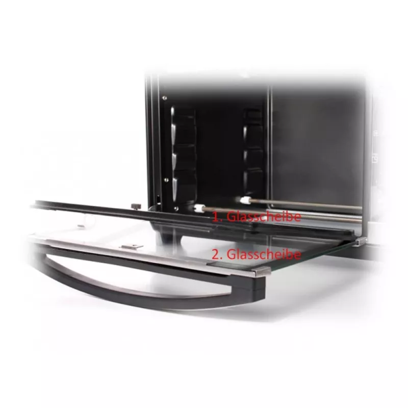Elektriahi Rommelsbacher BG 1550 Must, 30 L, 80–230 °C, 7 režiimi, grillivarras, 120 min taimer