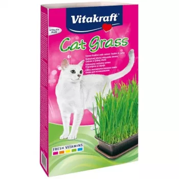 Kassiheina komplekt Vitakraft 120 g — söödav rohukomplekt kassidele, gluteenivaba, säilitusainetevaba