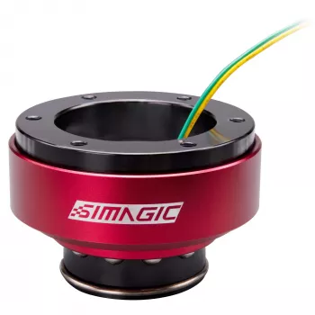 Simagic Quick Release QR70 HALF 70mm — kiirkinnitusrumm võidusõiduroolidele, 70 mm poldimustriga