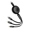 USB-kaabel Baseus CAMJ010201 1,1m USB 3.2 Gen 1 USB C Mikro USB-A Lightning Must