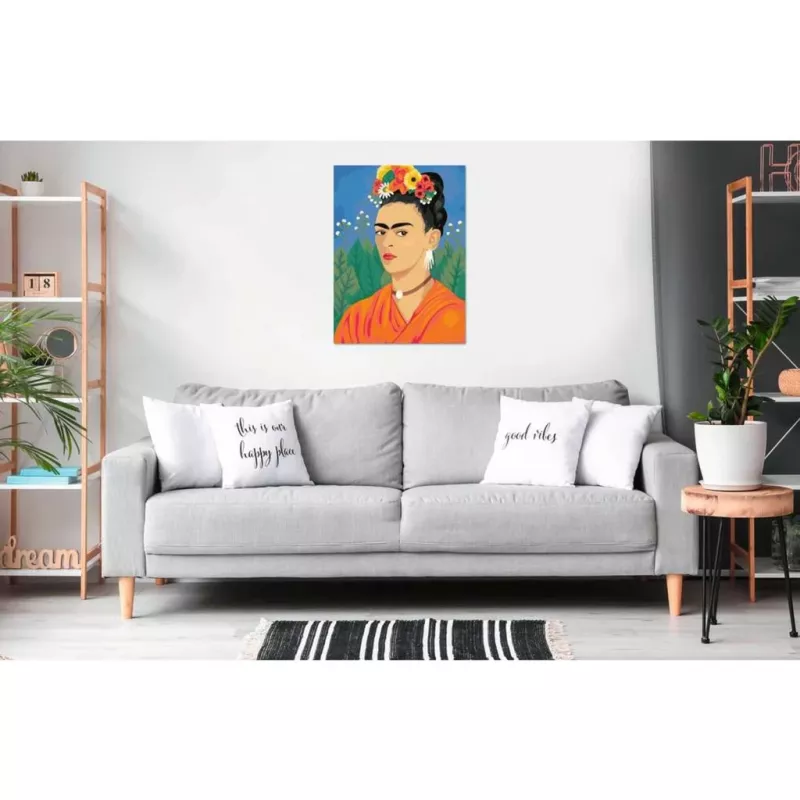 Lõuendist puslekomplekt Ravensburger CreArt ART Collection: Frida Kahlo maal, Canvas Edition