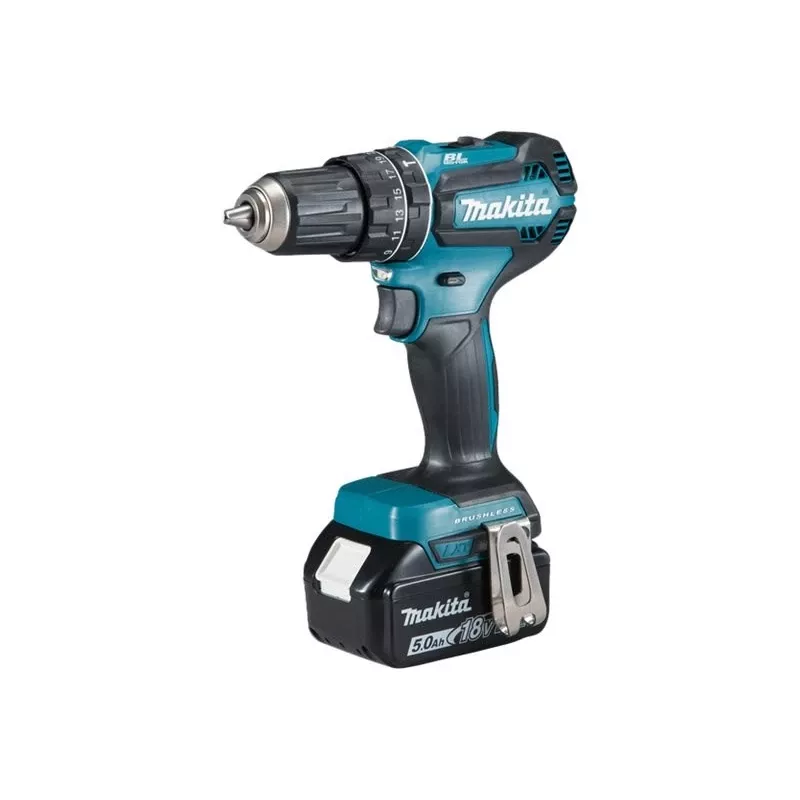 Makita DHP485RTJ puur 28500 p/min võtmeta padrun 1,5 kg must, sinine