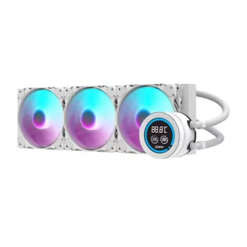360mm arvutiradiaator Darkflash DN-D360 Valge — 360 mm jahutusradiaator arvuti vedelikjahutuseks