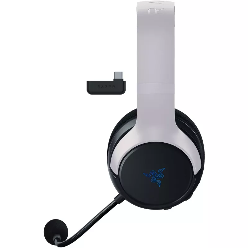 Razer Kaira HyperSpeed Peakomplekt Juhtmevaba peapael Mängud USB Type-C Bluetooth Valge, Must