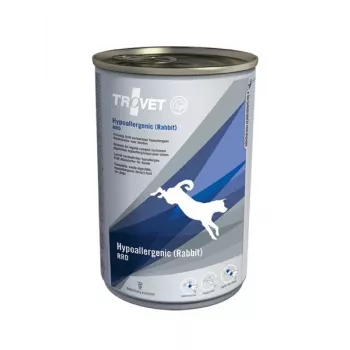TROVET Hüpoallergeenne RRD küülikuga - märg koeratoit - 400 g