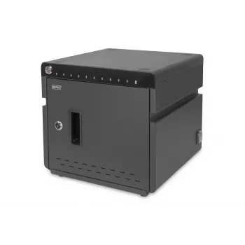Digitus mobiilne lauaarvutite laadimiskapp 10 sülearvutile/tahvelarvutile kuni 13 tolli, UV-C, USB-C