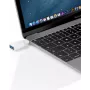Wentronic Goobay USB-C™ adapter - USB 3.0 A-pesa, valge - USB-C™ ja USB-A seadmete ühendamiseks (66262)