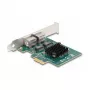 DeLOCK PCI Express x1 kaart 2 x RJ45 Gigabit LAN BCM hall