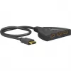 Goobay | 4K@30Hz HDMI-lüliti 3-1 | 58487 | Must | HDMI-emane | 3 HDMI-emast | 0.58 m