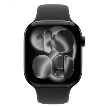 Watch Series 11 GPS 42mm Jet Black alumiiniumkorpuse ja musta spordirihmaga - M/L