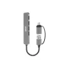 PORT CONNECT | Hub USB-C/USB-A 4 USB-A 3.0 5Gbps portiga