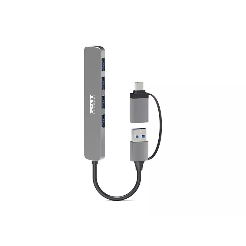 PORT CONNECT | Hub USB-C/USB-A 4 USB-A 3.0 5Gbps portiga