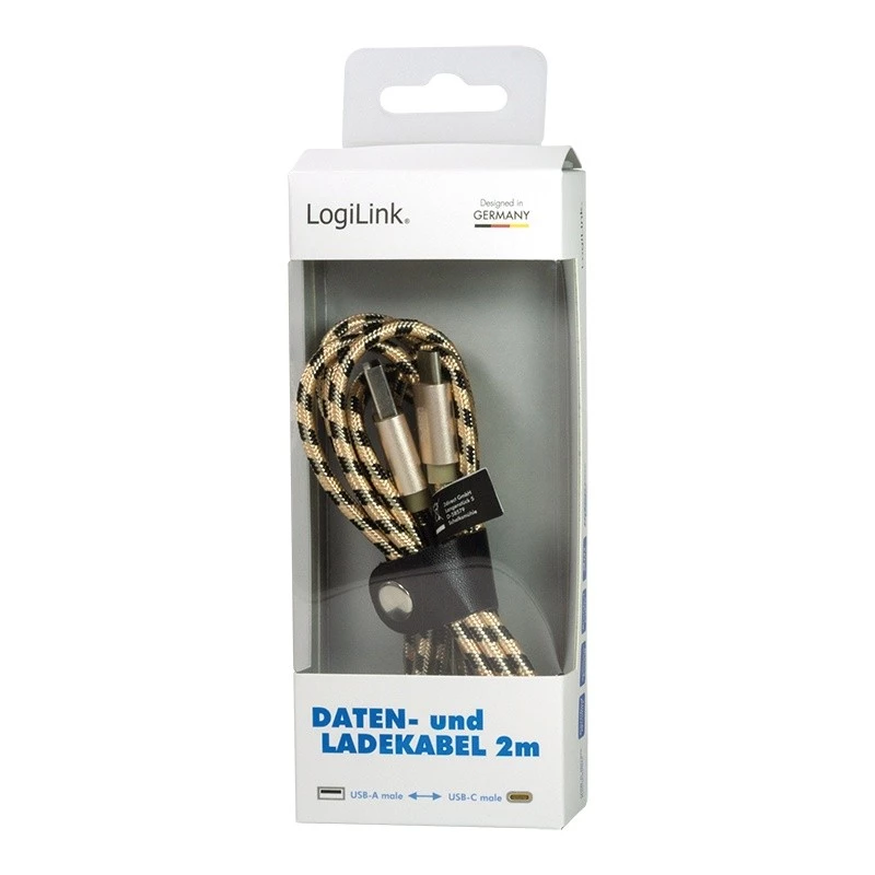 Sünkroonimis- ja laadimiskaabel USB2.0 AM – USB-C isane