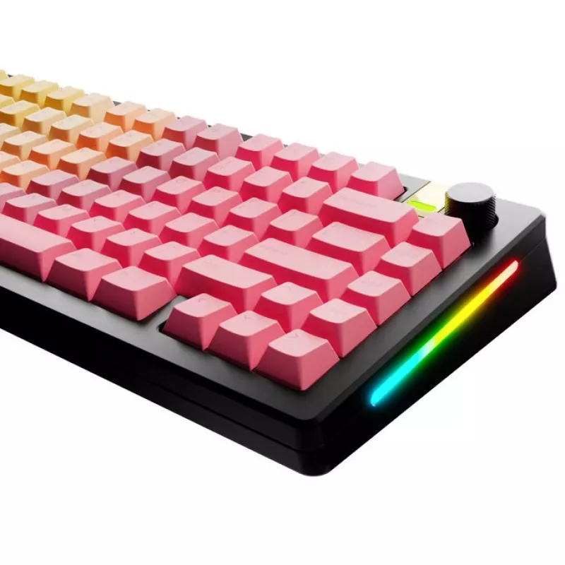 Klahvikatted GLORIOUS GPBT Gradient Grapefruit ANSI paigutusega PBT värvülekandega klahvikatte komplekt