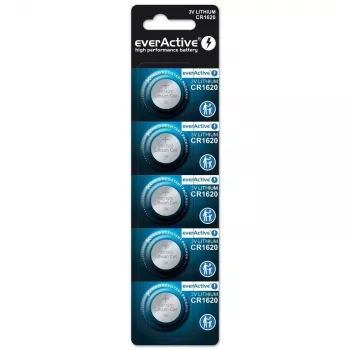 Liitiumpatarei mini everActive CR1620 5 tk.