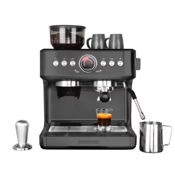 Espressomasin GASTROBACK Design Advanced Urban Duo — täisautomaatne, 2,8 l veepaak, sisseehitatud veski, 250 g ubade mahuti, 3000 W, must