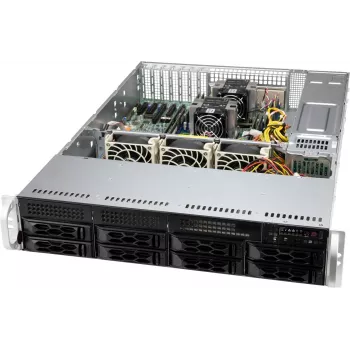 Supermicro CSE-LA25TQC-R609LP arvuti korpus Rack Must 600 W
