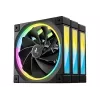 DeepCool FL12R 120mm ARGB korpusventilaatorid 3-pakk must